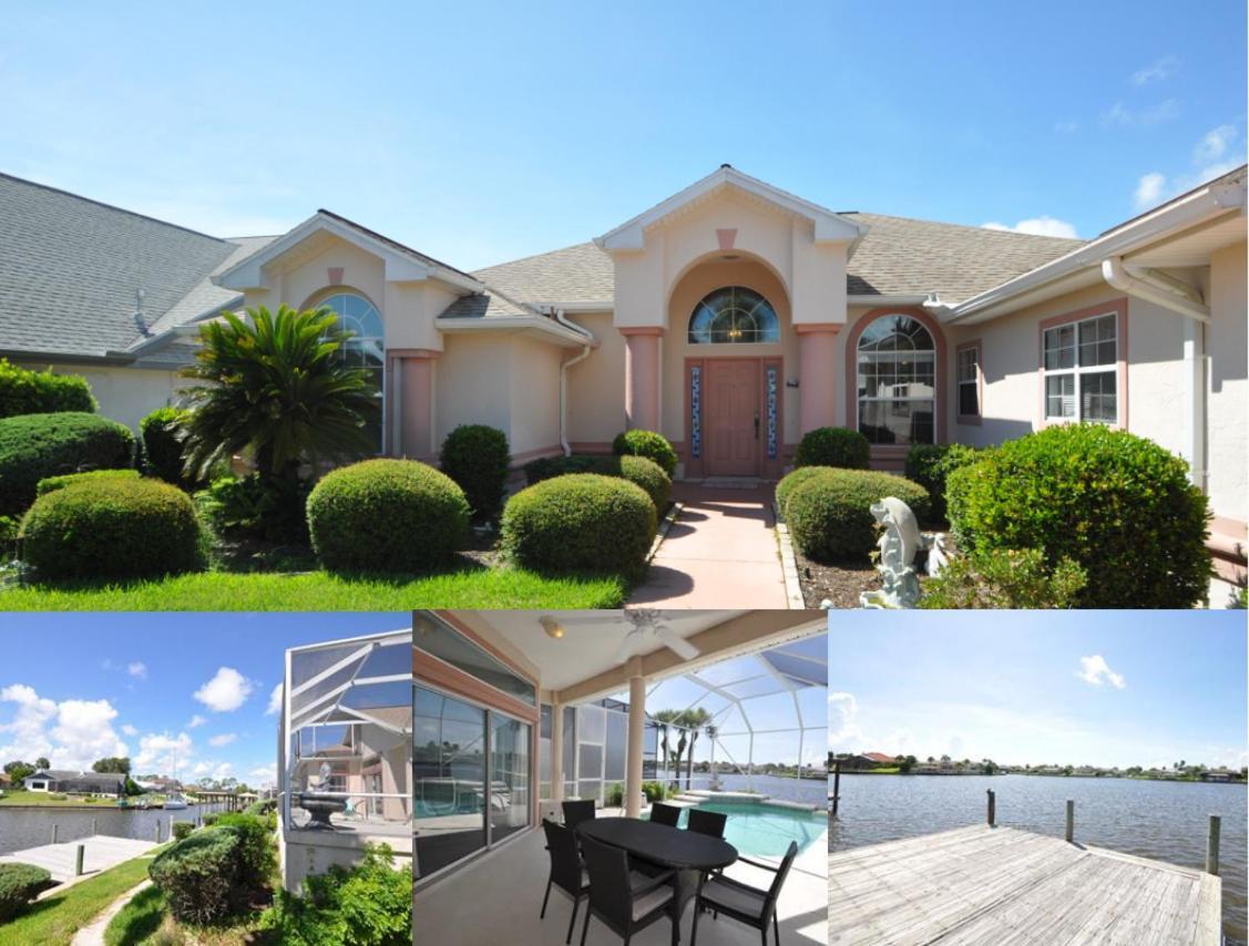 Sunset Bay Beautiful Pool Home - Bring Your Boat Or Jet Ski - Canal With Dock- Sleeps 10 - 4 Bd Палм Коуст Екстериор снимка